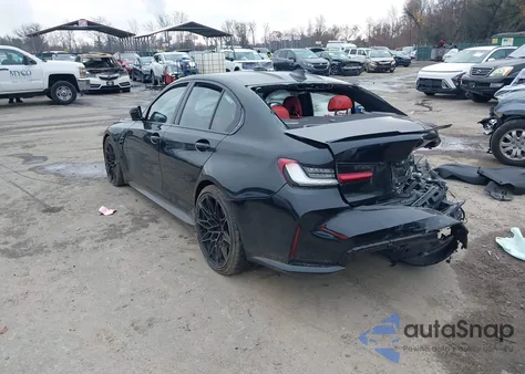 2021 BMW M3 Competition z USA, uszkodzony, nr VIN WBS33AY06MFL36424